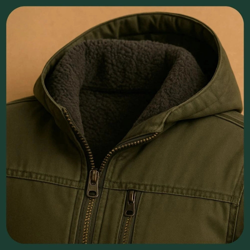 [PAGÁ 1 LLEVÁ 2] Campera Masculina Winter de Tela Premium con Tecnología Térmica + 3 REGALOS: Cinturón, Billetera y Reloj