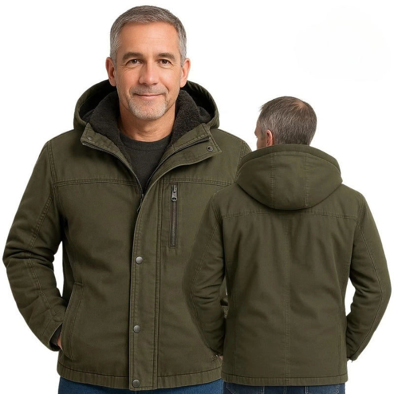 [PAGÁ 1 LLEVÁ 2] Campera Masculina Winter de Tela Premium con Tecnología Térmica + 3 REGALOS: Cinturón, Billetera y Reloj
